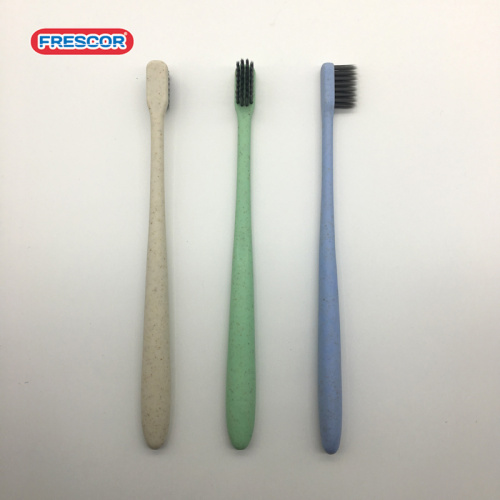 Vente chaude nettoyage brosse à dents colorée manche rond