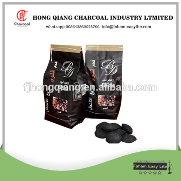 HongQiang 3kg/5kg bamboo pillow shape BBQ charcoal