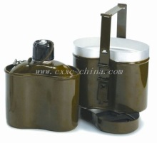 water canteen with cup