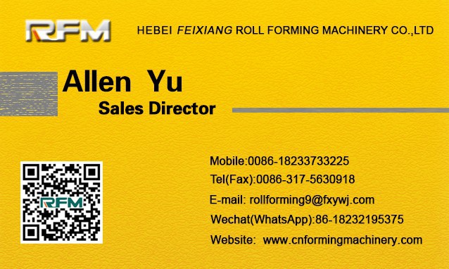 Metal stud roll forming machine on Internet