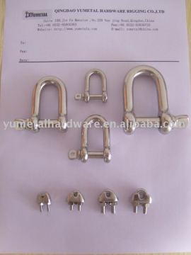 Stainless steel shackles
