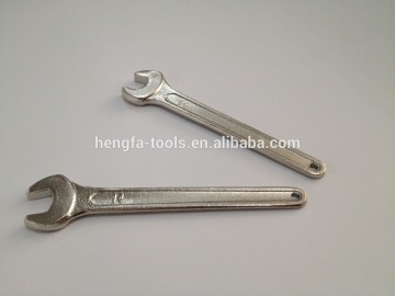 14mm Steel material single open end spanner