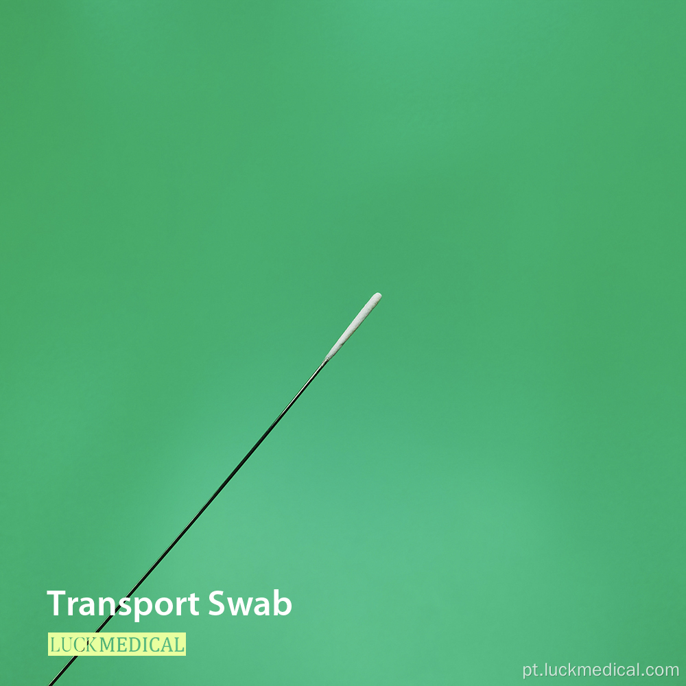 Amostragem Swab de transporte com garganta de tubo Use FDA