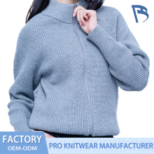 Adhesive Nylon Core Yarn Women's Cardigan