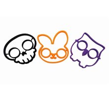Silicone Cooking Egg Mold Ring, Skull Owl Rabbit Egg Ring