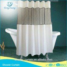 Factory Producing Lace Shower Curtain Black, Window Shower Curtain
