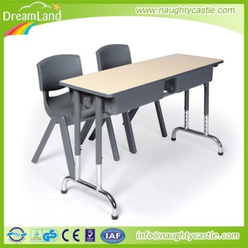 School Table and Chairs Set, Double School Desk Chair, School Desk And Chair Set