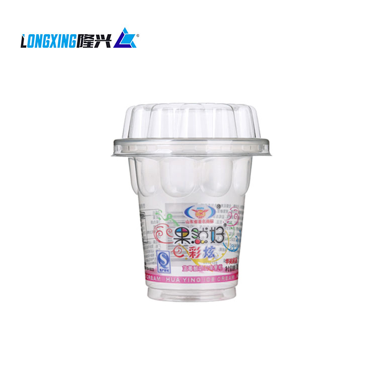 disposable ice sundae cup / plastic ice cream cup / ice cold cup