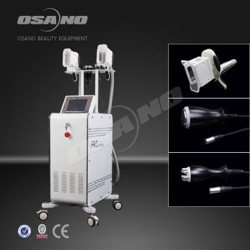 4 treatment cryolipolysis salon machine,2 handles can work at the same time