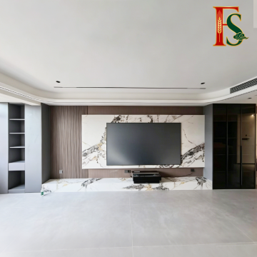 Versatile Combined Custom TV Background Wall Cabinet