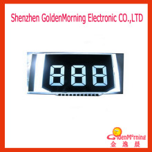 7-segment Custom LCD Panel, VA Negative, White Back-light