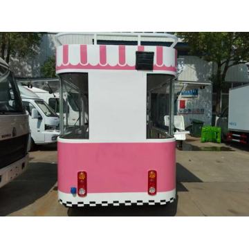 Carai-remorque mobile Roule de rouage à la crème glacée voiture à manger