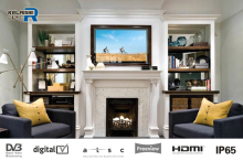 55" high quality health detection mirror screen tv bathroom waterproof mirror tv for promotion