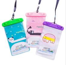 Waterproof beautiful  phone case bag women mobile phone bag cases with button