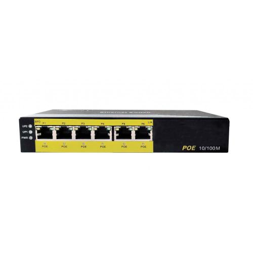 10/100M 6-Port Ethernet POE switch