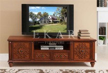 Cherry Painted TV Cabinet Paint Console Cabinets