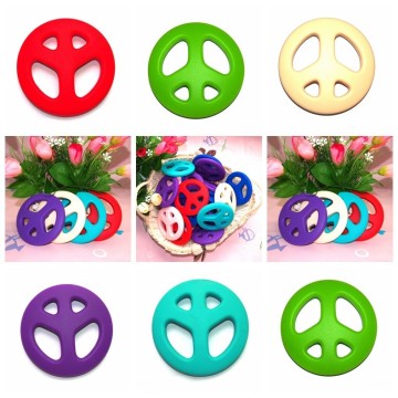 natural rubber teether silicone teething beads Silicone teething beads