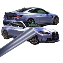 Liquid Metal Indigo Grey Car Wrap