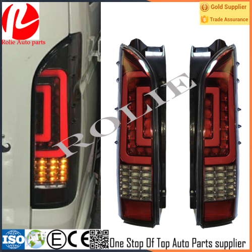 Toyota hiace 2005-2016 auto lighting parts LED tail light red bottom 201-200-142