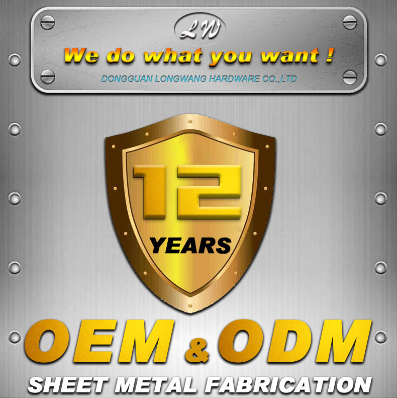 OEM aluminum bending anodized sheet metal fabrication