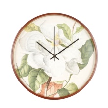 Hot Sale Lotus Flower Wall Clock with Quartz Movement for Home Decor