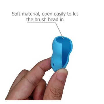 Silicone Travel Toothbrush Cover Case with Suction