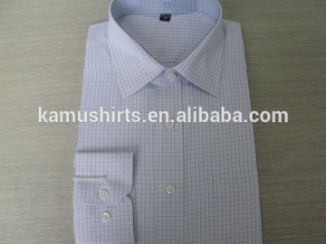 2015 latest man plaids dress shirt/stylish man plaids dress shirt