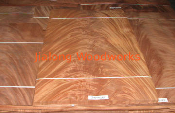 Dard Red Crown Cut Veneer Mohagany Crotch , Natural Wood Veneer