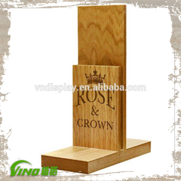 Custom Wood Table Stand Menu Holder Leaflet Holder Menu Stand