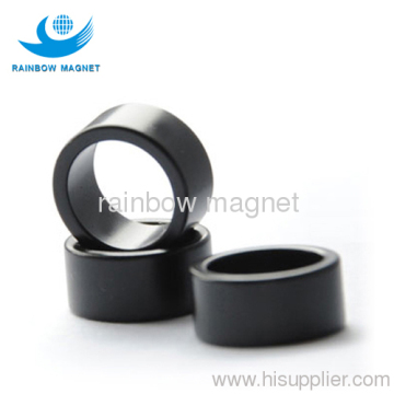 Black Epoxy Ndfeb Magnet Ring, Sintered Black Epoxy Ndfeb Magnet Ring 