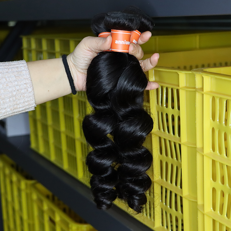 Remy Human Hair Extension, Unprocessed Virgin Indian Cuticle Aligned Natural Hair Weft 30inch Bundles Human Hair Extension