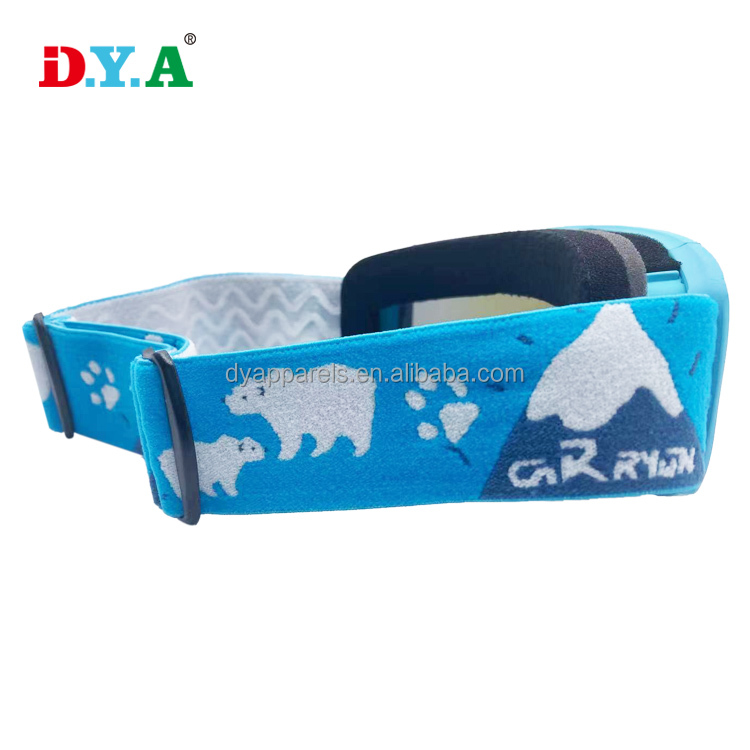 High performance ski goggle elastic band custom wholesale unisex silicone gripper elastic