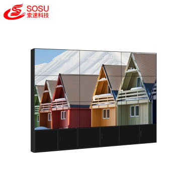 Newest screen 1*4 LCD video wall in Dubai