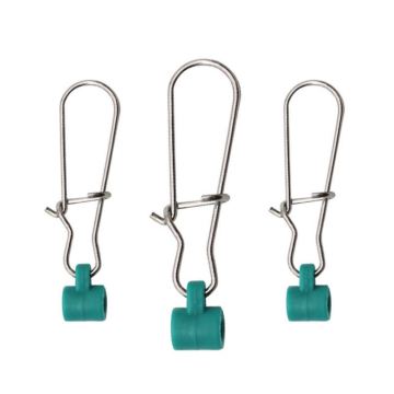 Rolling Swivel with Hooked Snap: Fish Hook Connector with Plastic Head