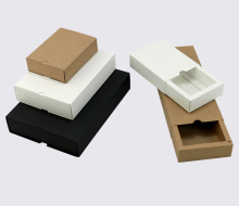 Craft paper drawer gift box foldable storage box