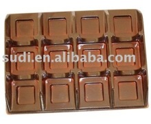 Chocolate blister tray