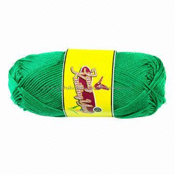 Cotton yarn for knitting, various colors are available