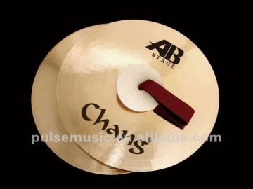 Percussion musical instruments marching cymbal