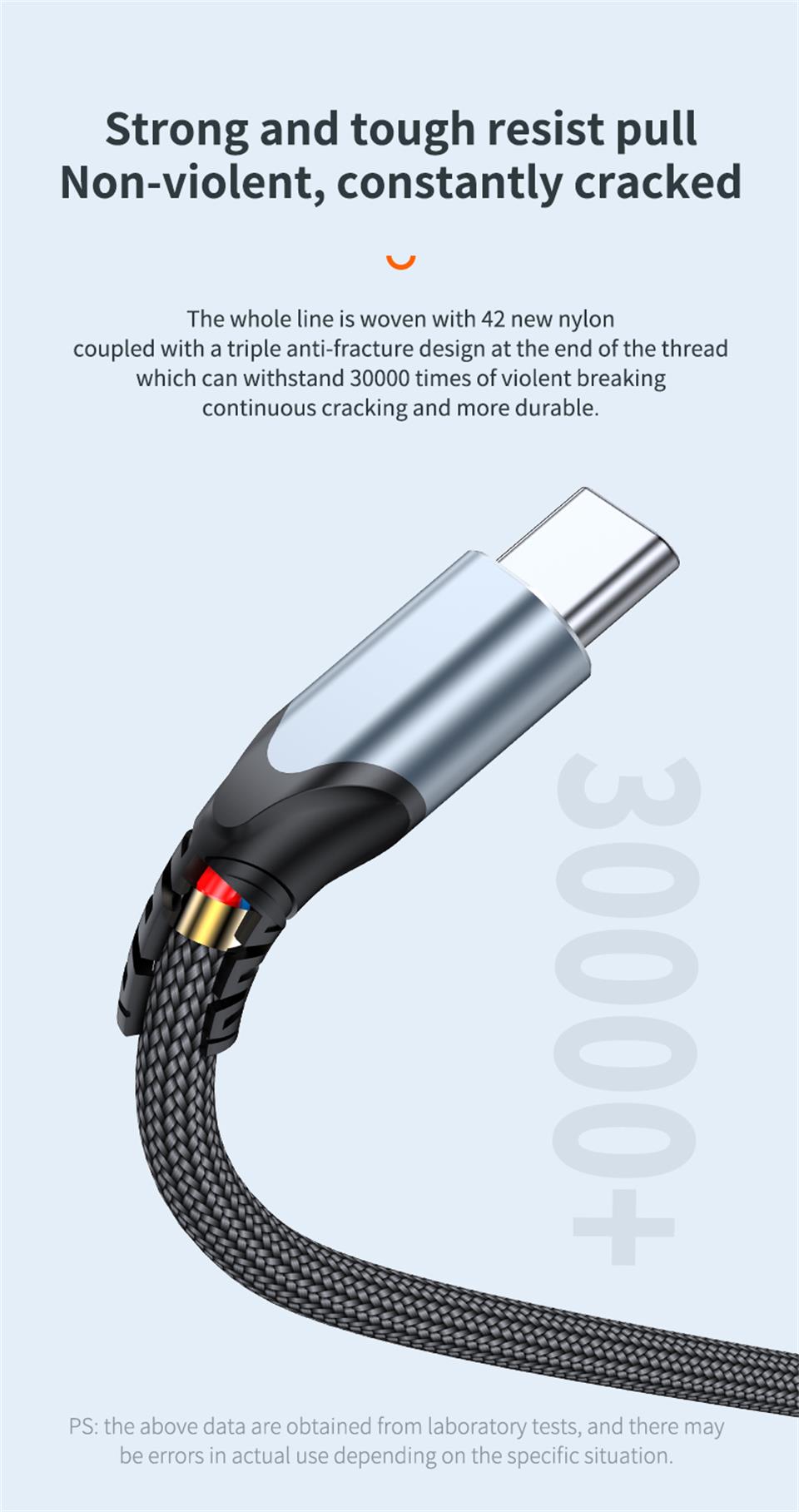  usb c to lightning braided cable