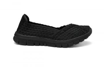 Light MD Groove Soles Casual Woven Pumps