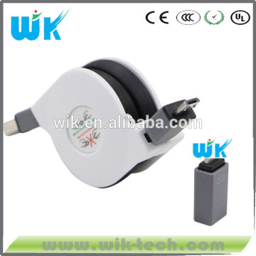 wik factory charging cable for iphone 5, 8 pin usb sync data/charging cable for iphone 5