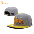 2014 nuevo plano Brim mezclado 6-Panel Snapback sombreros