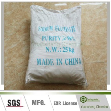 CAS: 527-07-1 Sodium Gluconate as Dispering Agent in Concrete Admixture