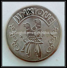 2014 Guangzhou popular hot sell silver steel coin