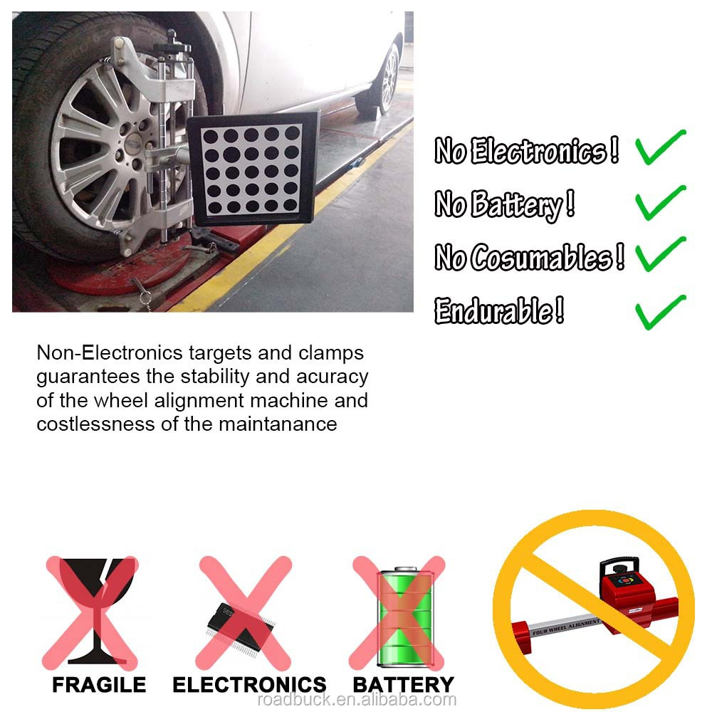 RoadBuck High Accuracy CE Certified 3D Wheel Alignment Machine Price