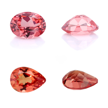 Fancy Shape Heart Cut Lab Grown Padparadscha Sapphire