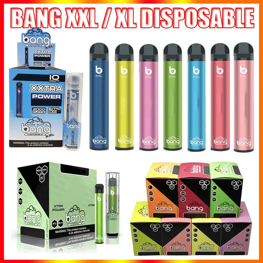 High Quality 2000puffs Disposable Vape Pod Bang XXL with 12flavors in Stock