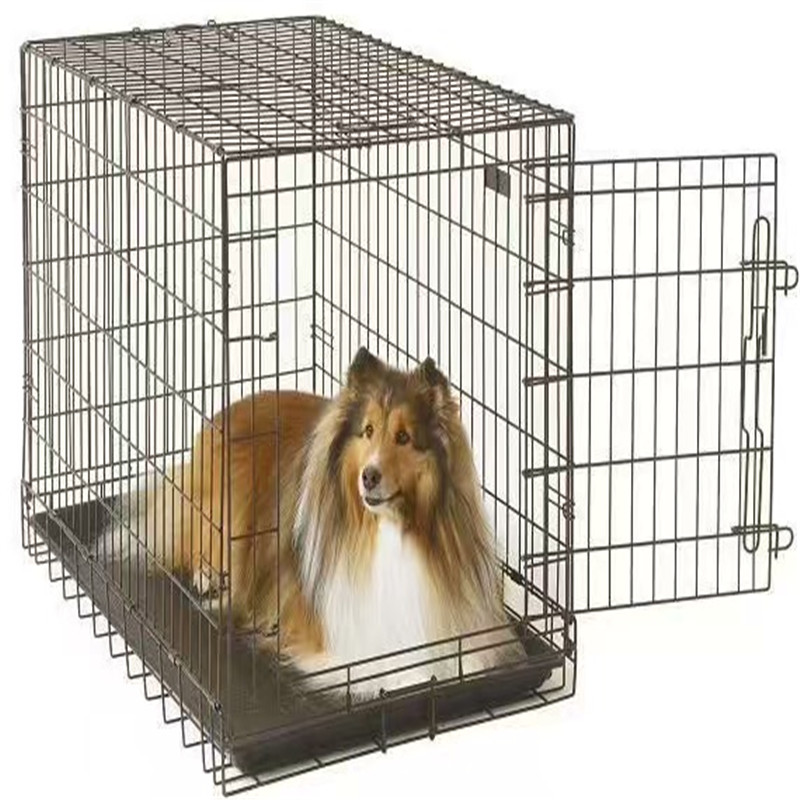 folded metal cage