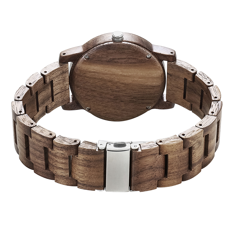 Hot Selling Custom Brand Wood Wrist Watch Minimalist Wooden Watch Oem high quality blue wood watches