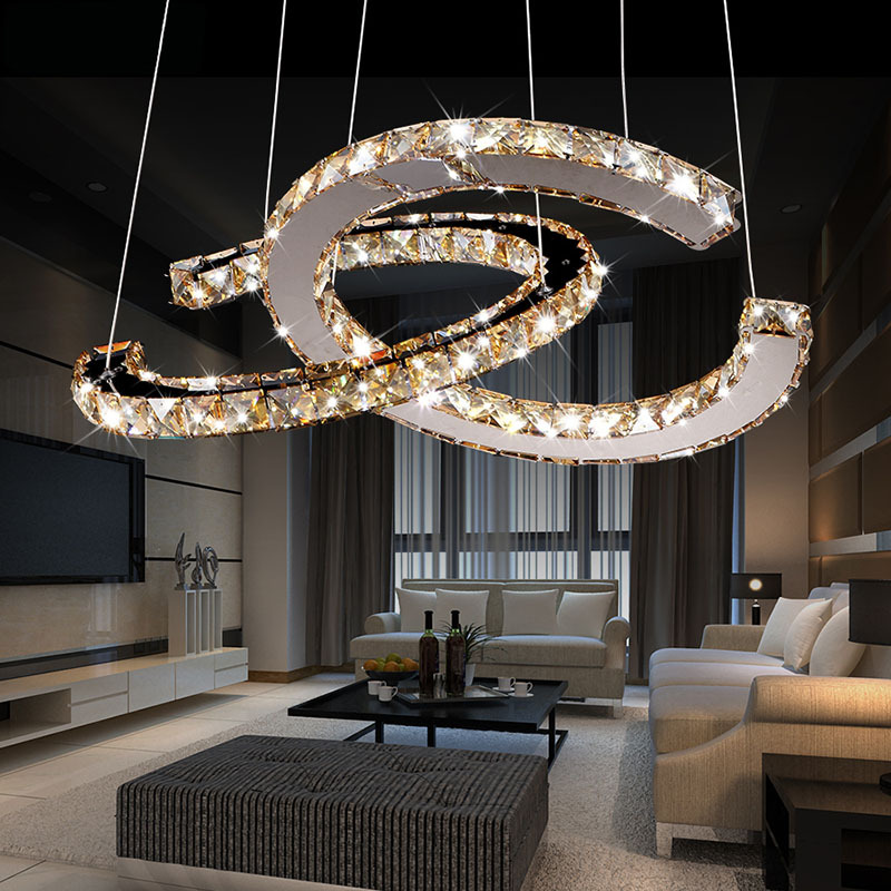 Single Crystal Pendant Ceiling LightsofApplication Hanging Lamp Light